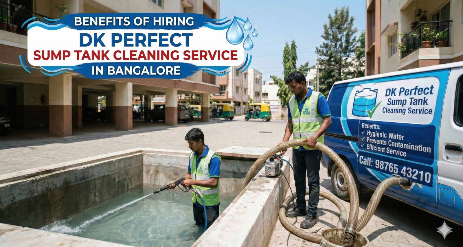 Benefits of Hiring DK Perfect Sump Tank Cleaning Service in Bangalore