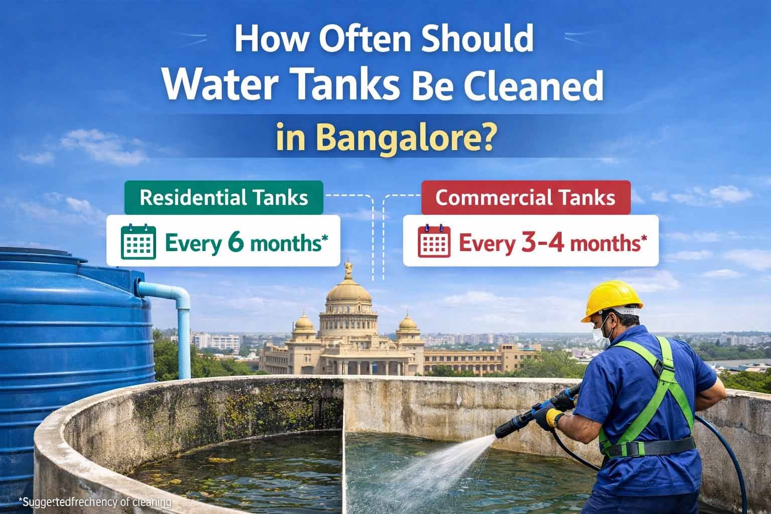 How Often Should Water Tanks Be Cleaned in Bangalore?